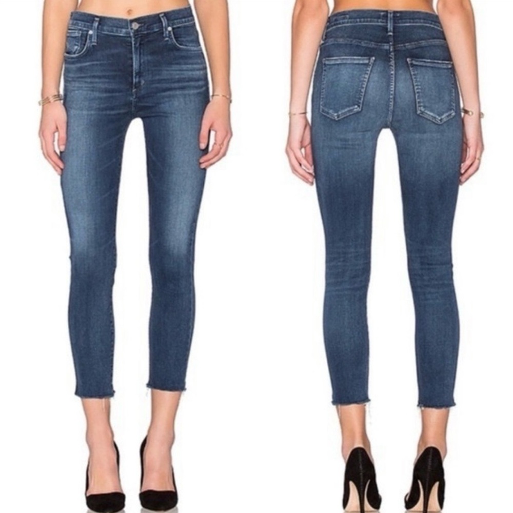 AGOLDE Denim Mid Rise Sophie Skinny Ankle Jeans Size 25